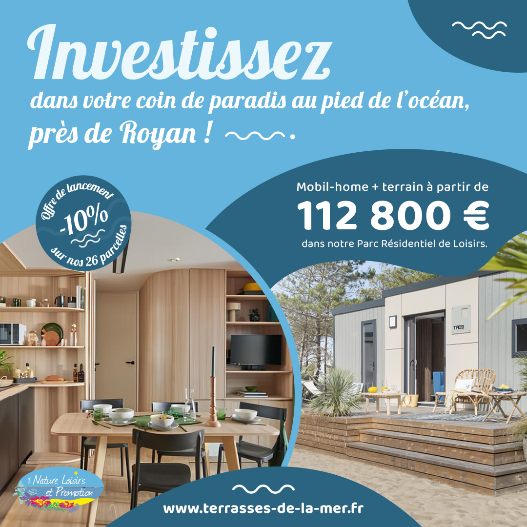 Mobil home sur Camping en Normandie