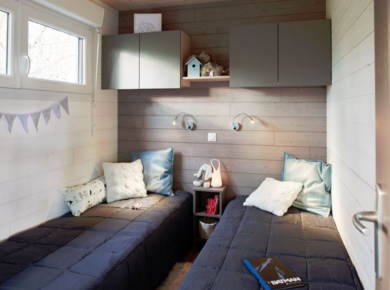 Bungalow Montaigu - Kubio 50mÂ² chambre enfants - Nature Loisirs et Promotions Calvados Plage